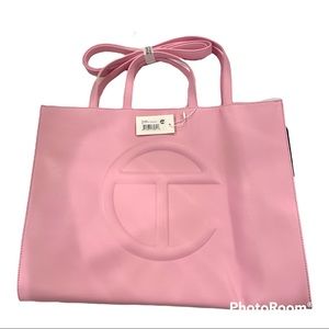 Large Telfar Bubblegum Pink Shopping Bag NWT